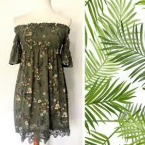 Off the shoulder dress